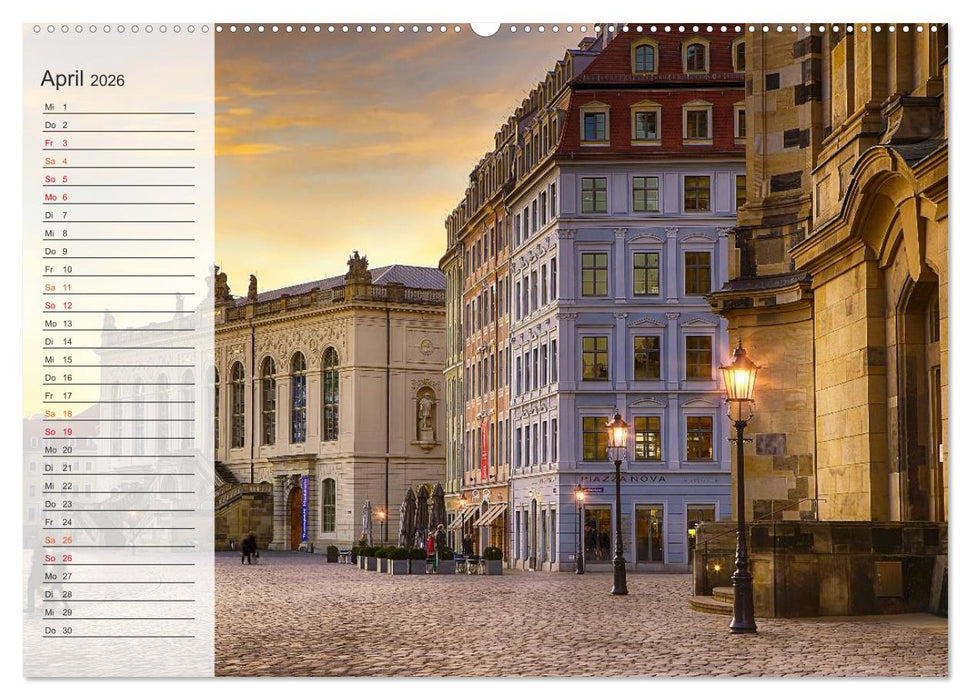 Wunderschönes Dresden (CALVENDO Wandkalender 2026)