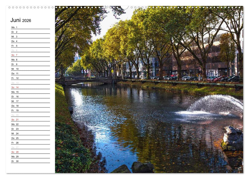 Düsseldorf - Impressionen (CALVENDO Premium Wandkalender 2026)