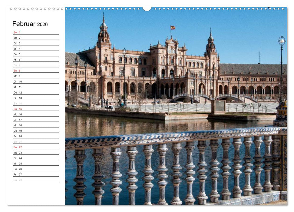 Andalusien (CALVENDO Premium Wandkalender 2026)
