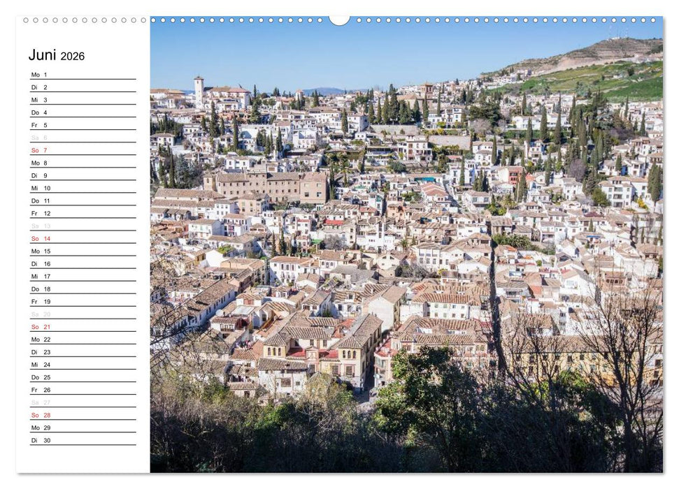 Andalusien (CALVENDO Premium Wandkalender 2026)