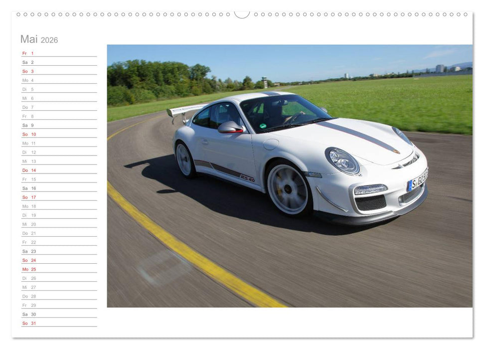 Porsche GT3RS 4,0 (CALVENDO Premium Wandkalender 2026)