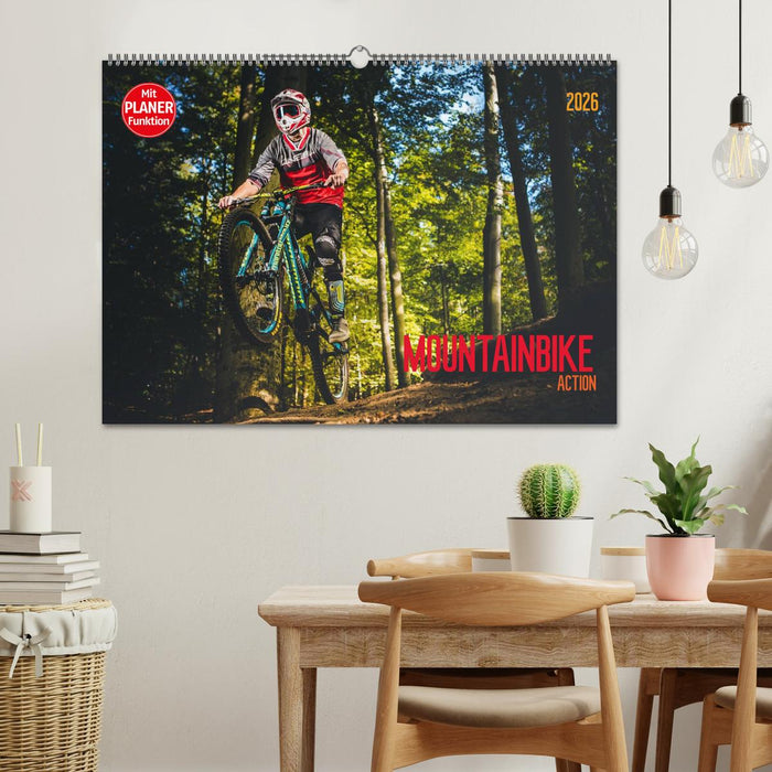 Mountainbike Action (CALVENDO Wandkalender 2026)