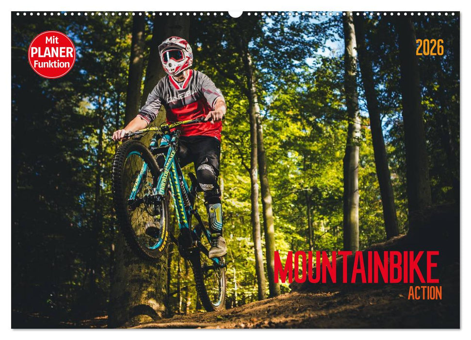 Mountainbike Action (CALVENDO Wandkalender 2026)