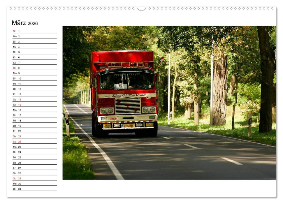 Klassische Lastkraftwagen (CALVENDO Premium Wandkalender 2026)