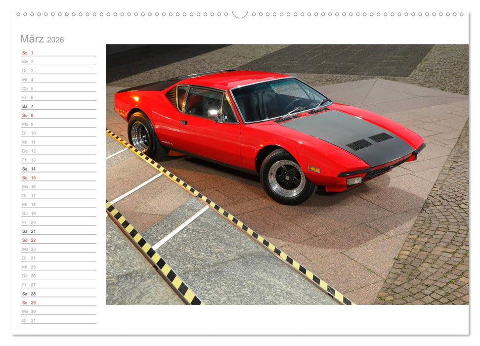 De Tomaso Pantera (CALVENDO Premium Wandkalender 2026)
