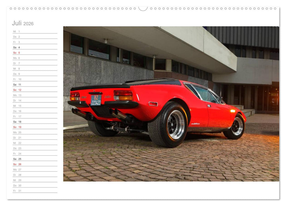 De Tomaso Pantera (CALVENDO Premium Wandkalender 2026)