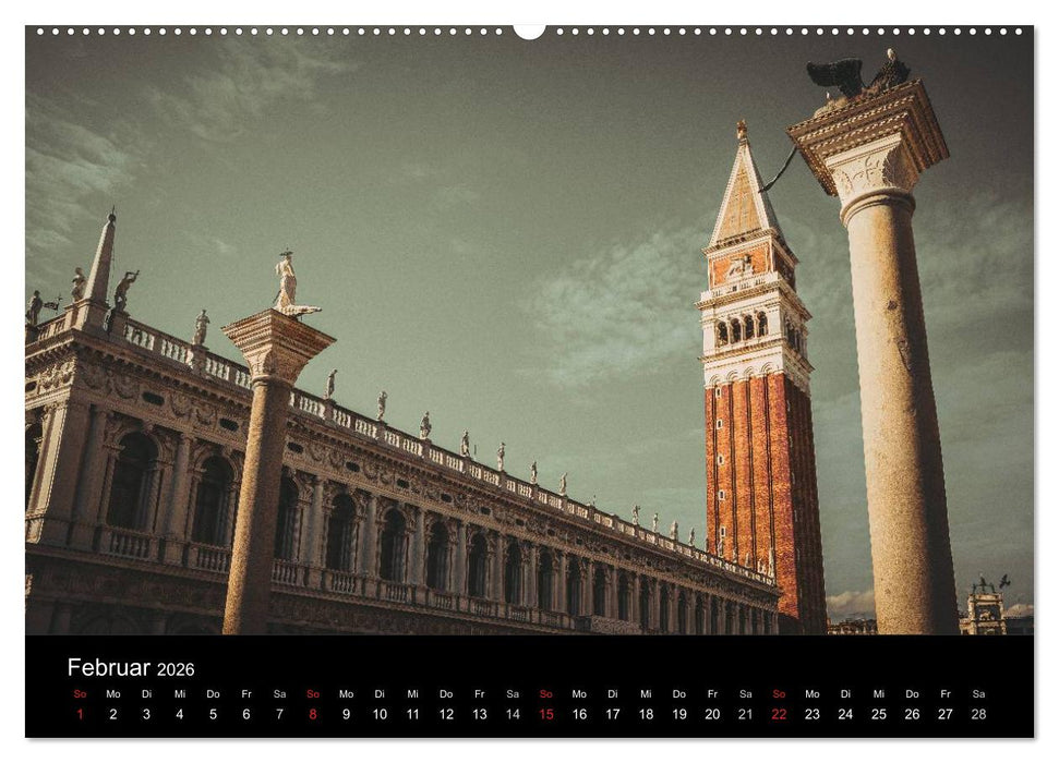 Traumstadt Venedig (CALVENDO Premium Wandkalender 2026)