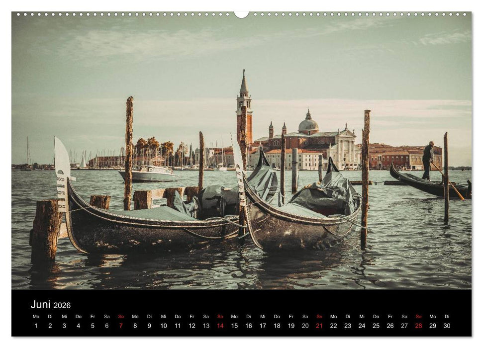 Traumstadt Venedig (CALVENDO Premium Wandkalender 2026)