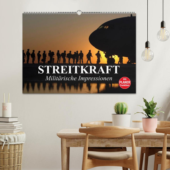 Streitkraft. Militärische Impressionen (CALVENDO Wandkalender 2026)