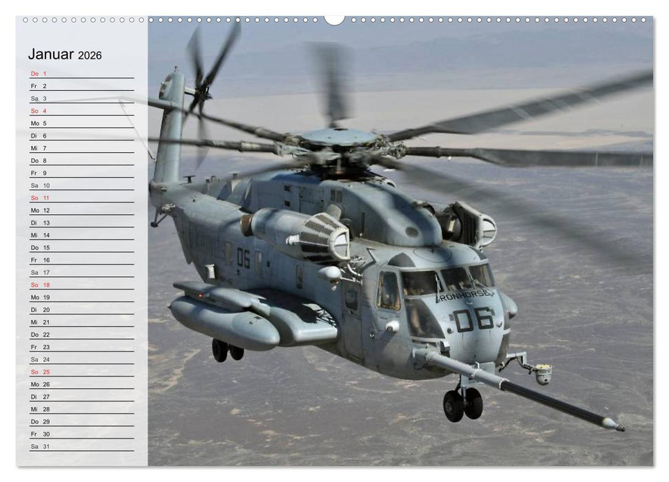 Streitkraft. Militärische Impressionen (CALVENDO Wandkalender 2026)