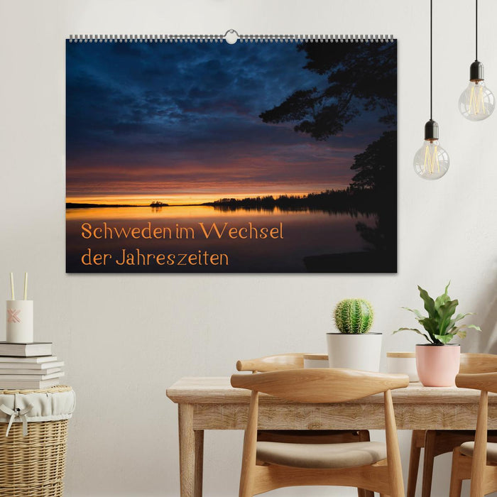 Schweden im Wechsel der Jahreszeiten (CALVENDO Wandkalender 2026)