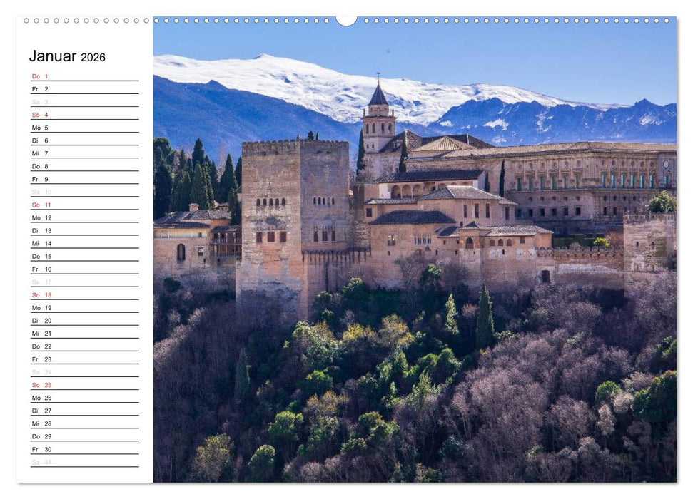 Andalusien (CALVENDO Wandkalender 2026)