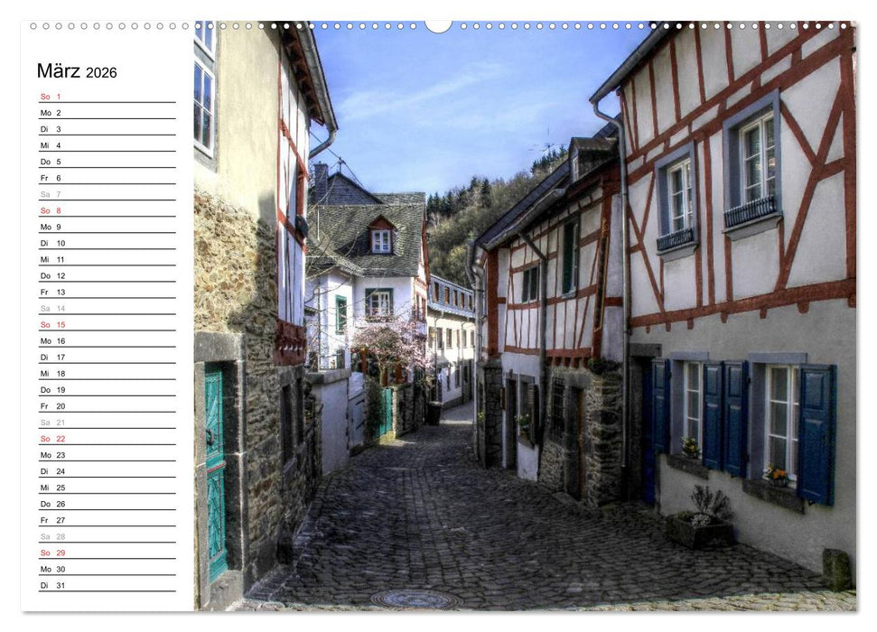Eine Perle in der Eifel - Monreal (CALVENDO Wandkalender 2026)