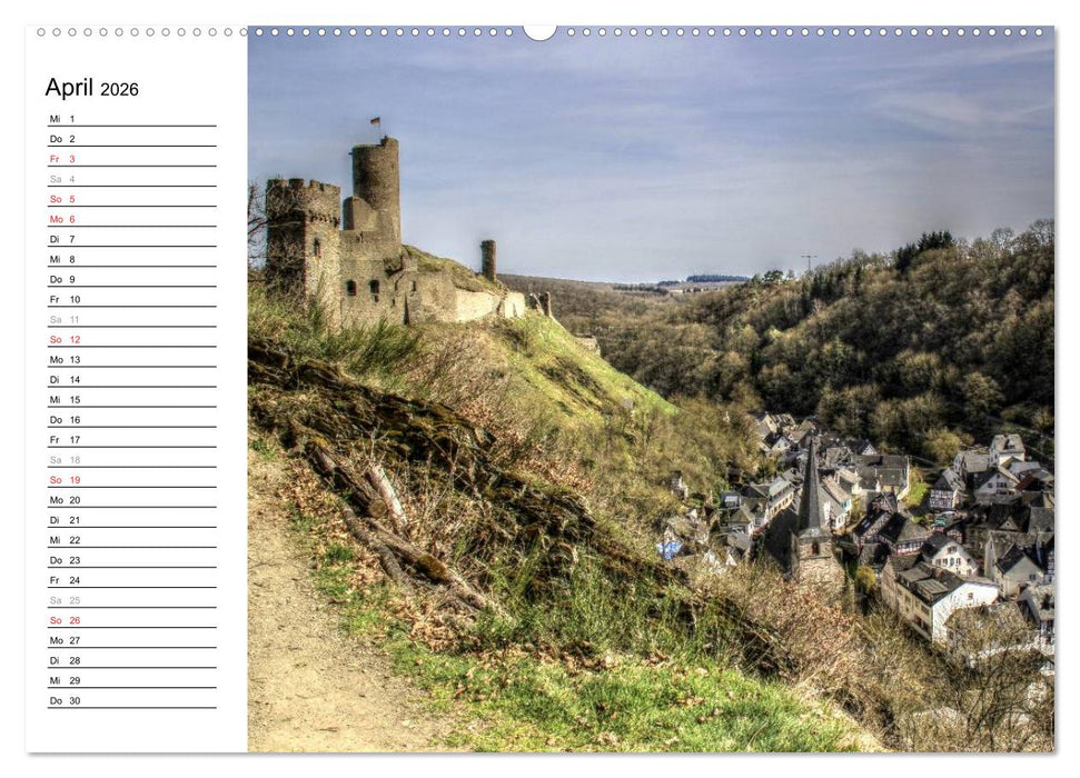 Eine Perle in der Eifel - Monreal (CALVENDO Wandkalender 2026)
