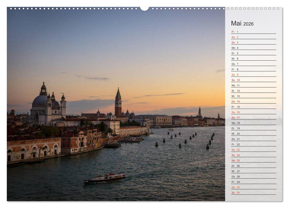 Wundervolles Venedig (CALVENDO Wandkalender 2026)