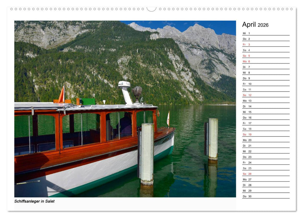 Willkommen am Königssee (CALVENDO Premium Wandkalender 2026)