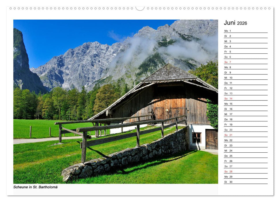 Willkommen am Königssee (CALVENDO Premium Wandkalender 2026)