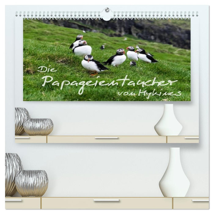 Die Papageientaucher von Mykines (CALVENDO Premium Wandkalender 2026)