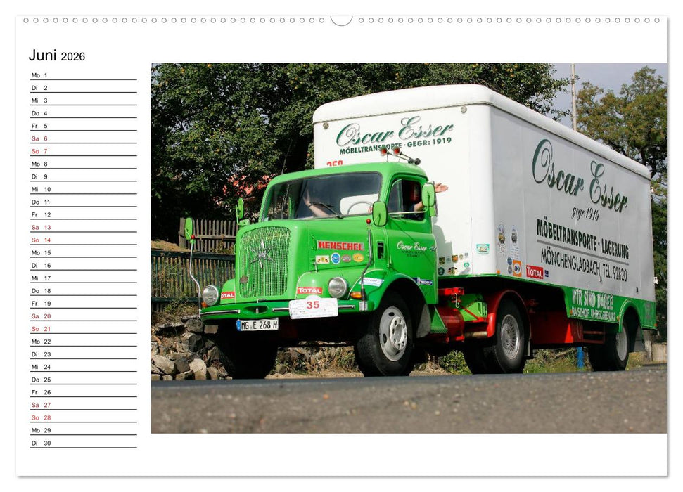 Klassische Lastkraftwagen (CALVENDO Wandkalender 2026)