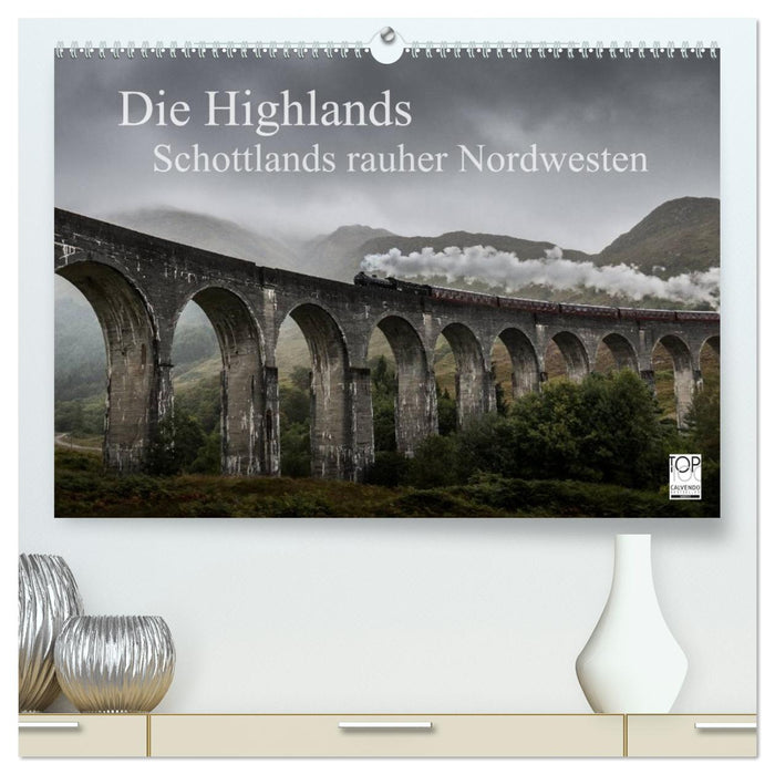 Die Highlands - Schottlands rauher Nordwesten (CALVENDO Premium Wandkalender 2026)