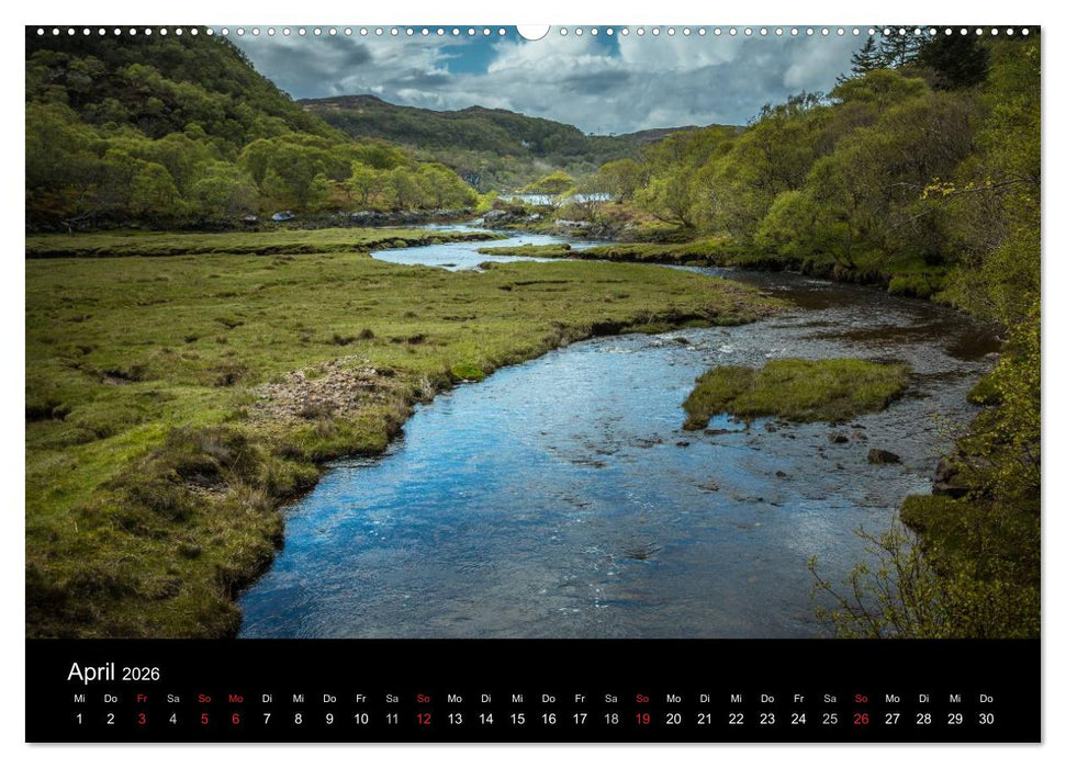 Die Highlands - Schottlands rauher Nordwesten (CALVENDO Premium Wandkalender 2026)