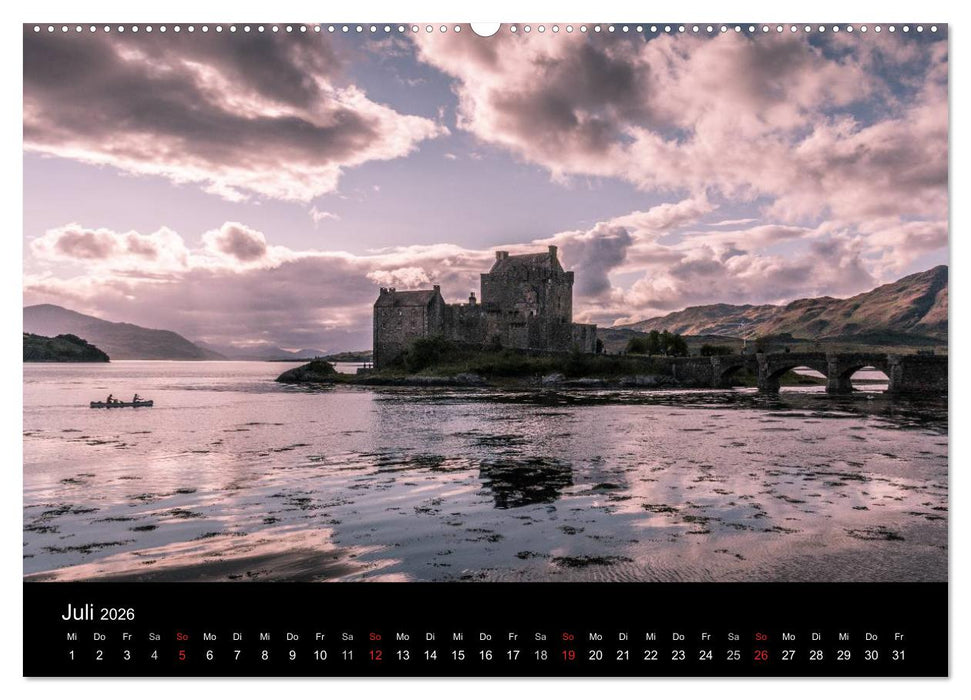 Die Highlands - Schottlands rauher Nordwesten (CALVENDO Premium Wandkalender 2026)