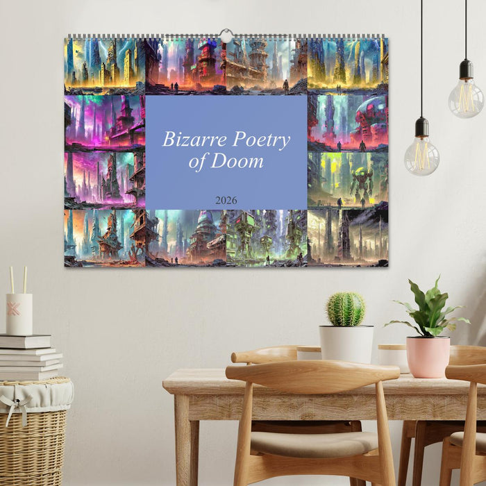 Bizarre Poetry of Doom (CALVENDO Monthly Calendar 2026)