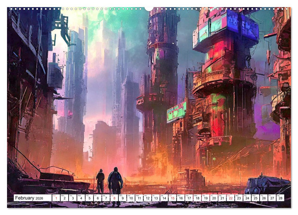 Bizarre Poetry of Doom (CALVENDO Monthly Calendar 2026)