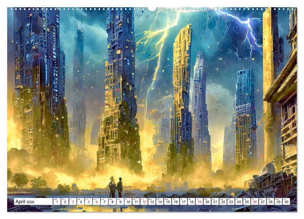 Bizarre Poetry of Doom (CALVENDO Monthly Calendar 2026)