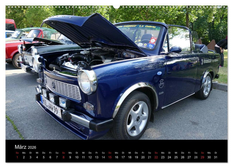 Trabantfahrertreffen Zwickau (CALVENDO Premium Wandkalender 2026)