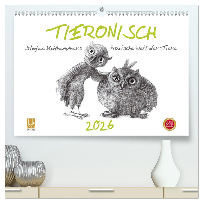 TIERONISCH (CALVENDO Premium Wandkalender 2026)