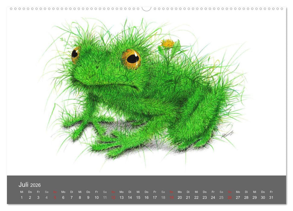 TIERONISCH (CALVENDO Premium Wandkalender 2026)