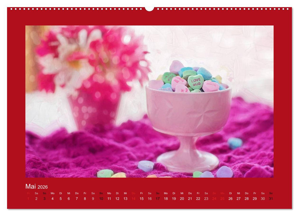 Botschaften mit Herz! (CALVENDO Wandkalender 2026)