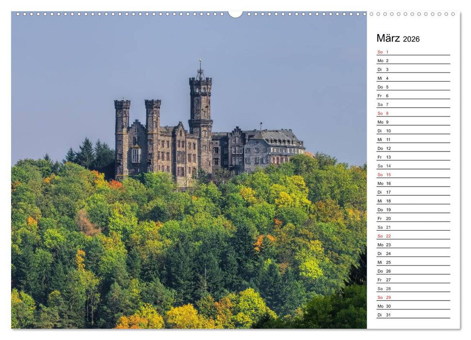 Die Lahn - Zauberhafte Orte rund um Limburg (CALVENDO Wandkalender 2026)