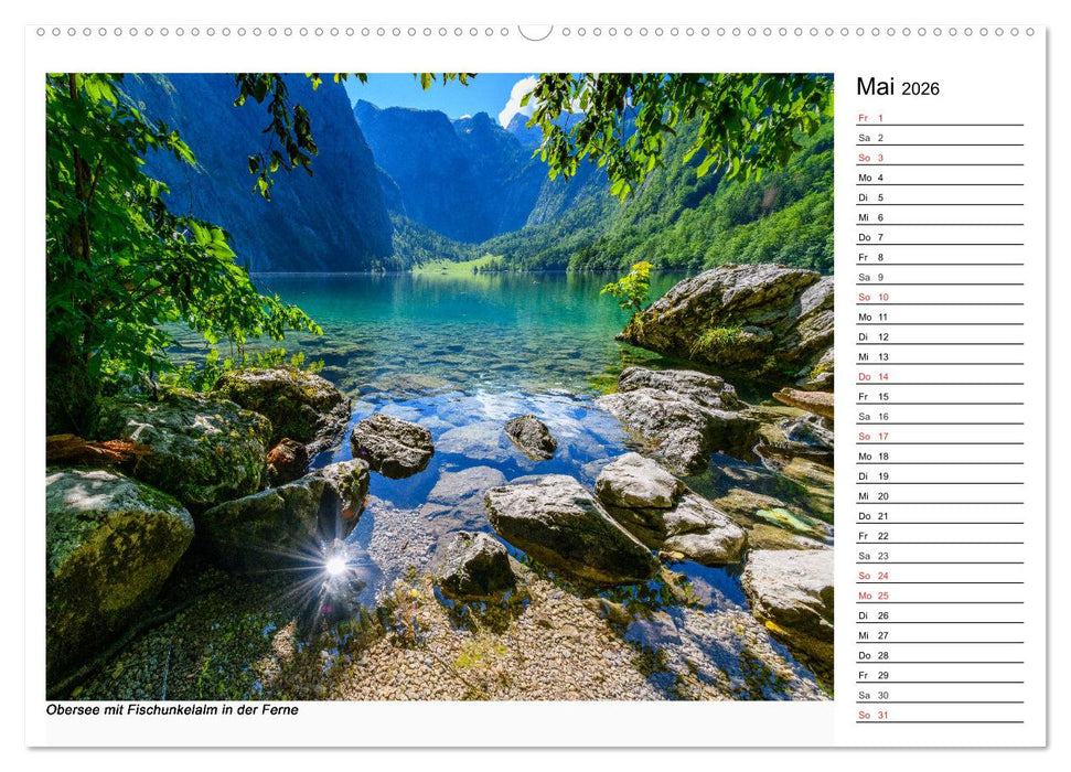 Willkommen am Königssee (CALVENDO Wandkalender 2026)