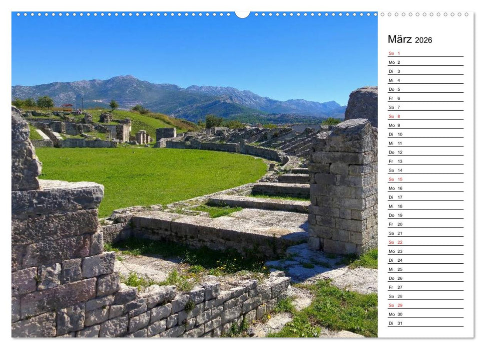 Split - Metropole Dalmatiens (CALVENDO Wandkalender 2026)