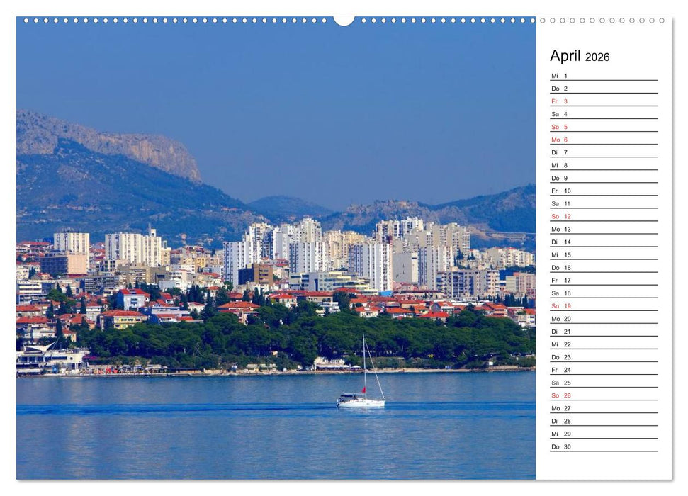 Split - Metropole Dalmatiens (CALVENDO Wandkalender 2026)