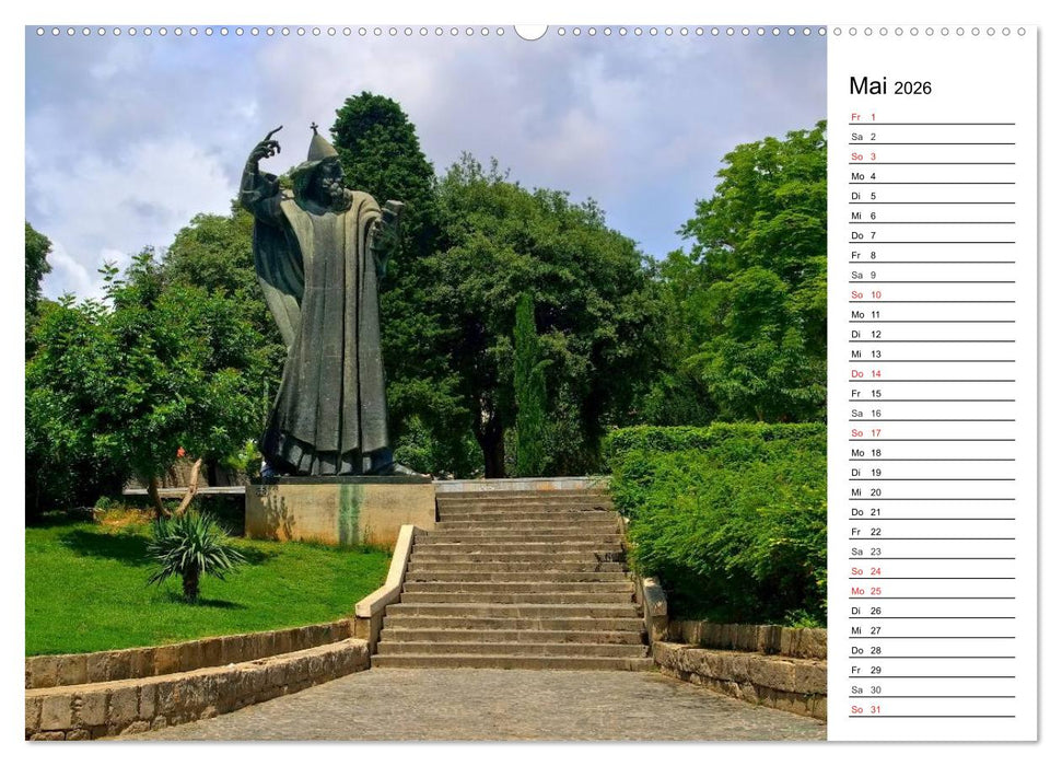 Split - Metropole Dalmatiens (CALVENDO Wandkalender 2026)