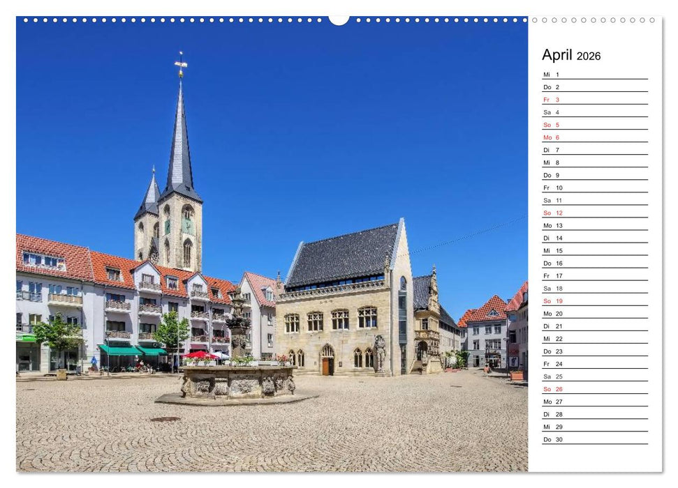 Halberstadt - Das Tor zum Harz (CALVENDO Premium Wandkalender 2026)
