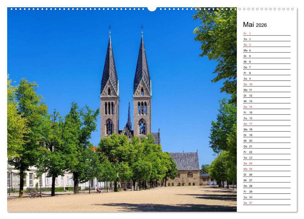 Halberstadt - Das Tor zum Harz (CALVENDO Premium Wandkalender 2026)