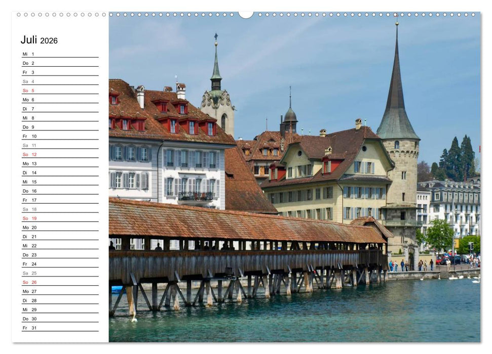 Erleben Sie LUZERN (CALVENDO Premium Wandkalender 2026)