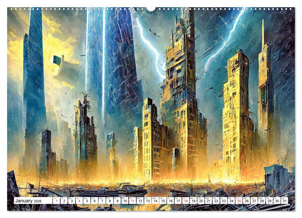 Bizarre Poetry of Doom (CALVENDO Premium-Calendar 2026)