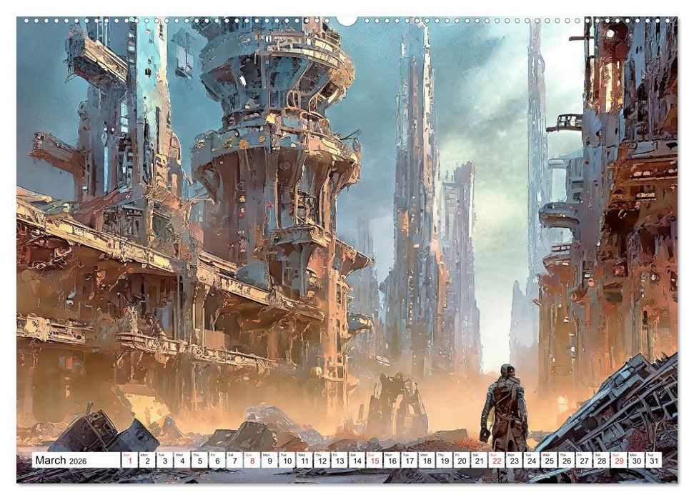 Bizarre Poetry of Doom (CALVENDO Premium-Calendar 2026)