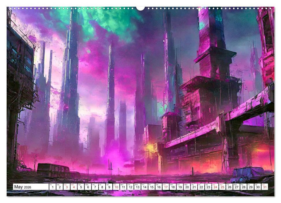 Bizarre Poetry of Doom (CALVENDO Premium-Calendar 2026)