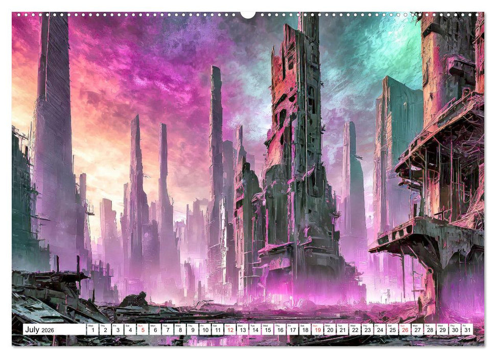 Bizarre Poetry of Doom (CALVENDO Premium-Calendar 2026)