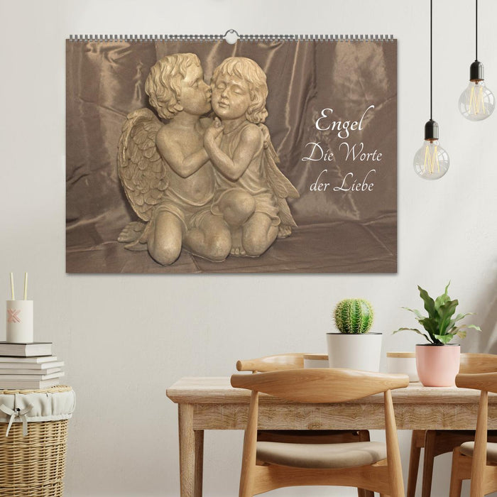 Engel - Die Worte der Liebe (CALVENDO Wandkalender 2026)