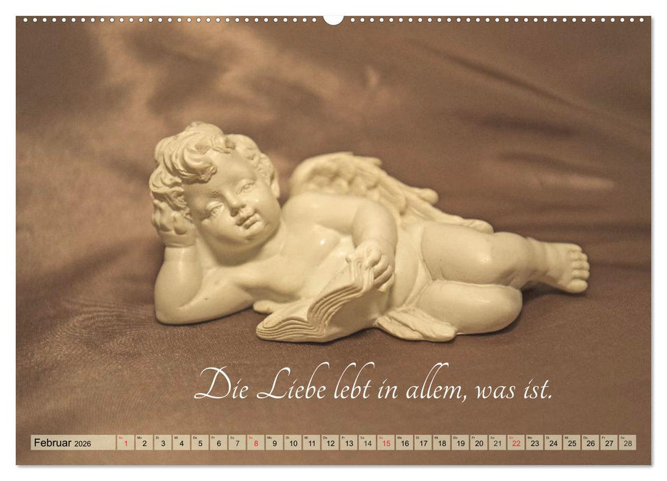 Engel - Die Worte der Liebe (CALVENDO Wandkalender 2026)