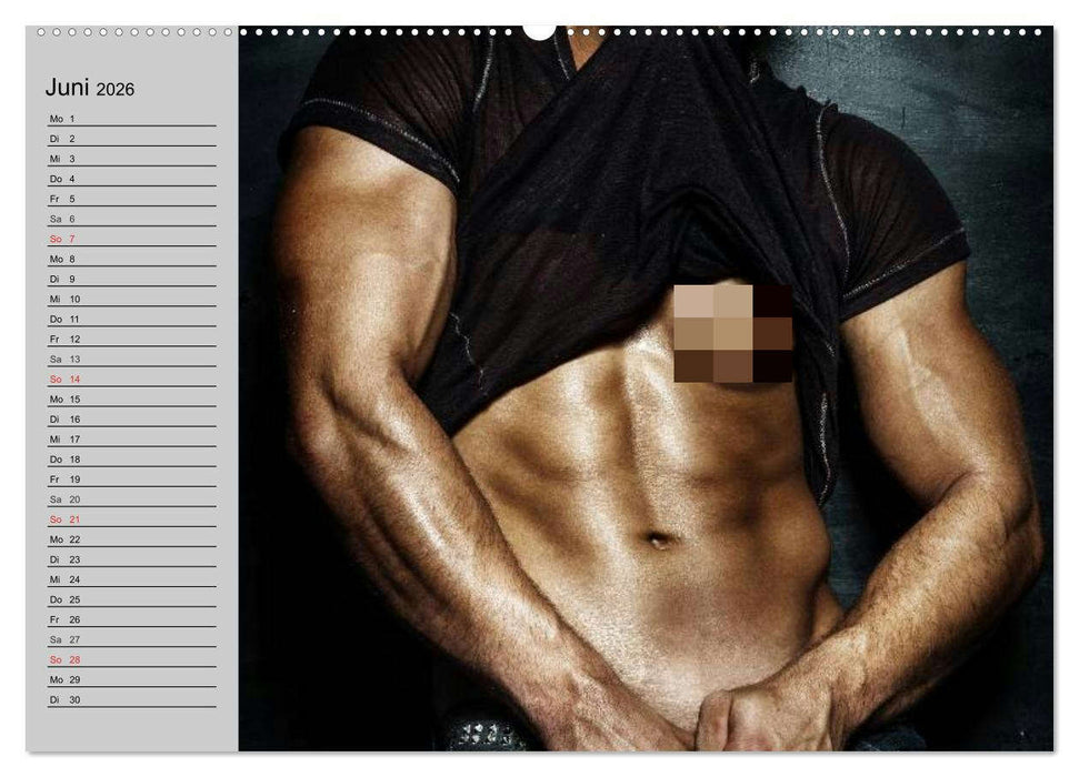 Erotische Männer. Adonis und Co. (CALVENDO Premium Wandkalender 2026)