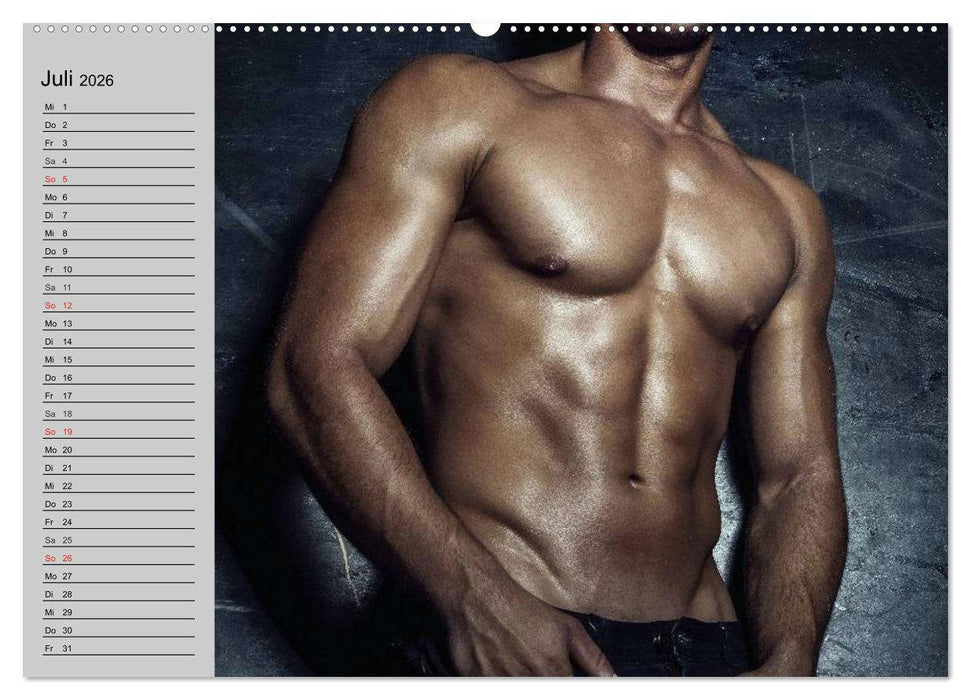 Erotische Männer. Adonis und Co. (CALVENDO Premium Wandkalender 2026)