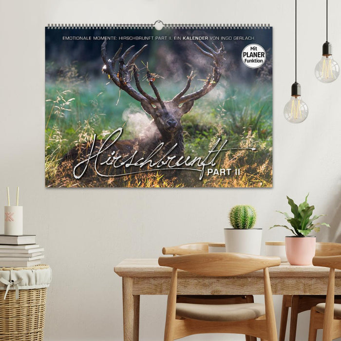 Emotionale Momente: Hirschbrunft. Part II. (CALVENDO Wandkalender 2026)